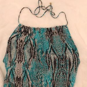 Vix PaulaHermanny snakeskin jumpsuit